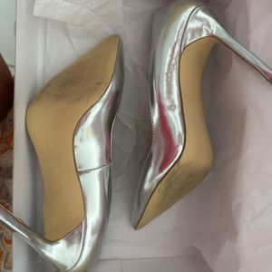 Silver heels